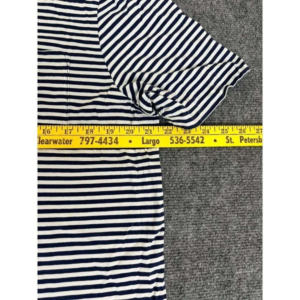 Polo Ralph Lauren Classic Fit Polo Crest Lisle Shirt Men's ‎ Blue Stripe Size M